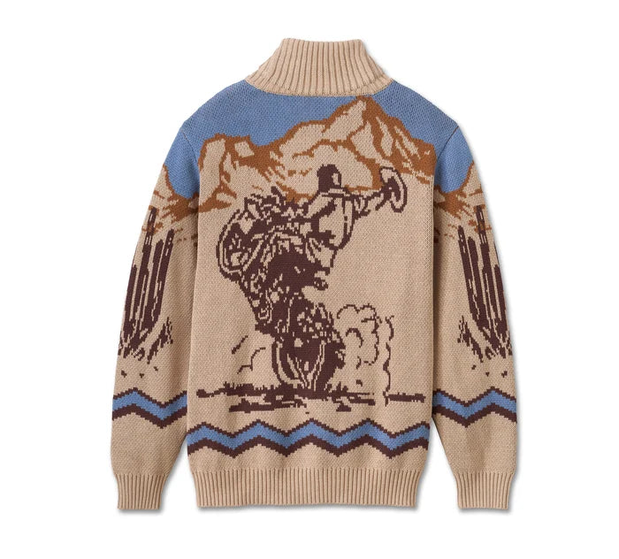 Men's Cowboy Cardigan Sweater