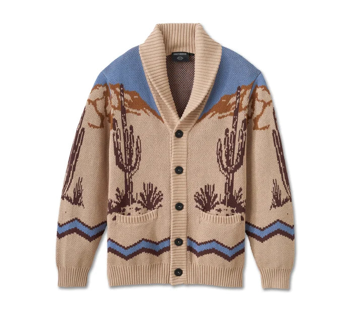 Men's Cowboy Cardigan Sweater
