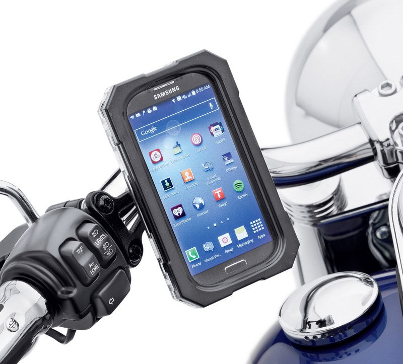 Harley-Davidson Weather Resistant Handlebar Mounted Phone Carrier