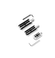 Harley-Davidson Chrome and Rubber Rider Footpegs-Small