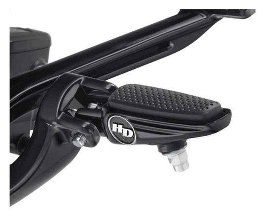 Harley-Davidson® Defiance Rider Footpegs -Black Anodized, Softail Models