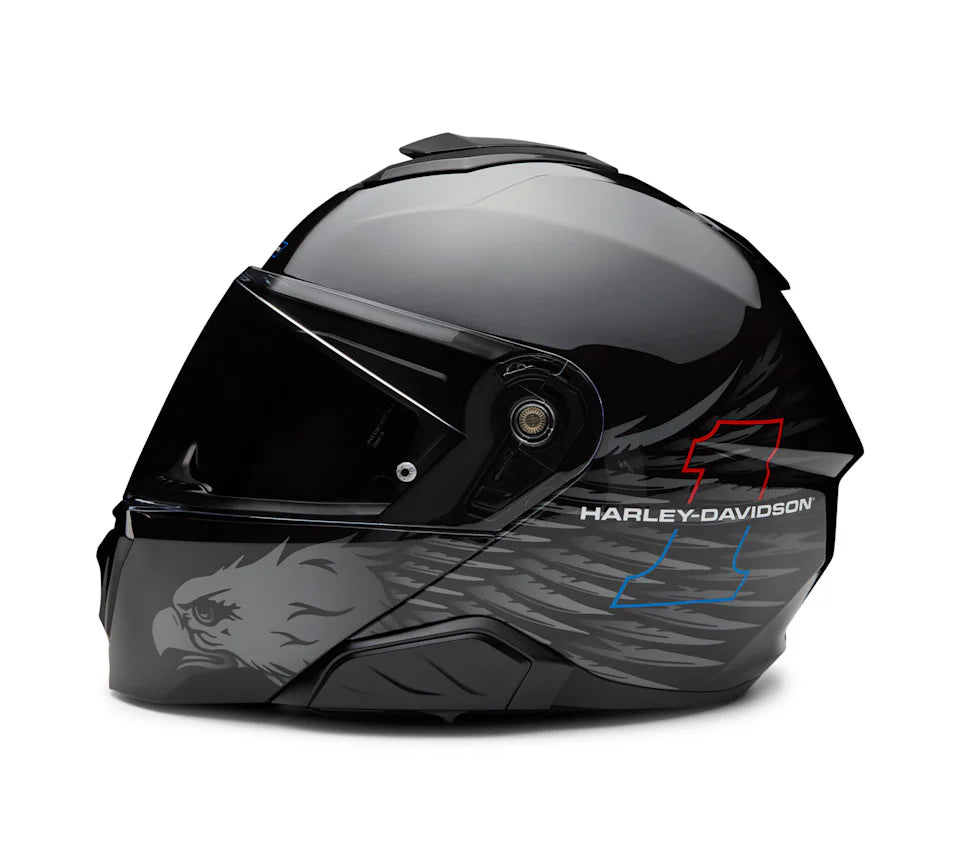 H-D™ Liberty Eagle Capstone Sun Shield III H35 Modular Helmet
