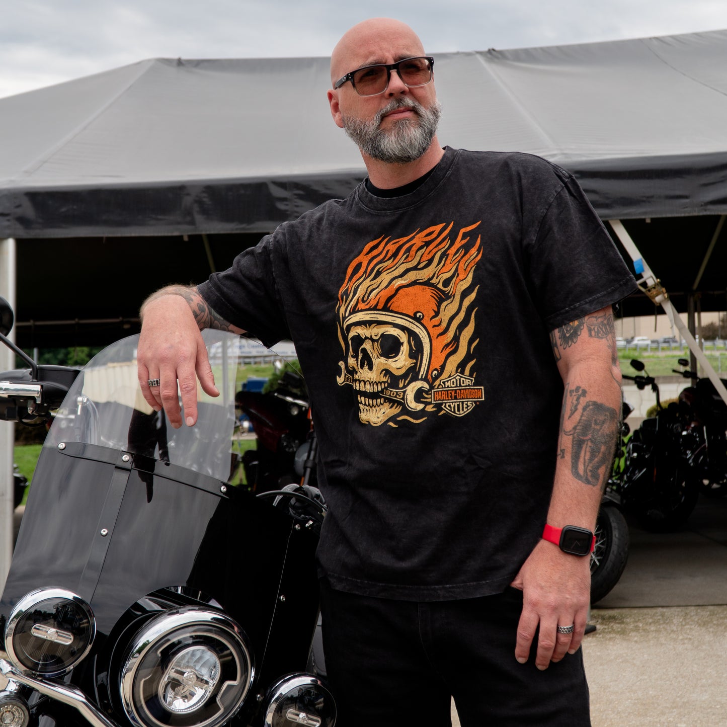 Men's Hot Head Dyed T