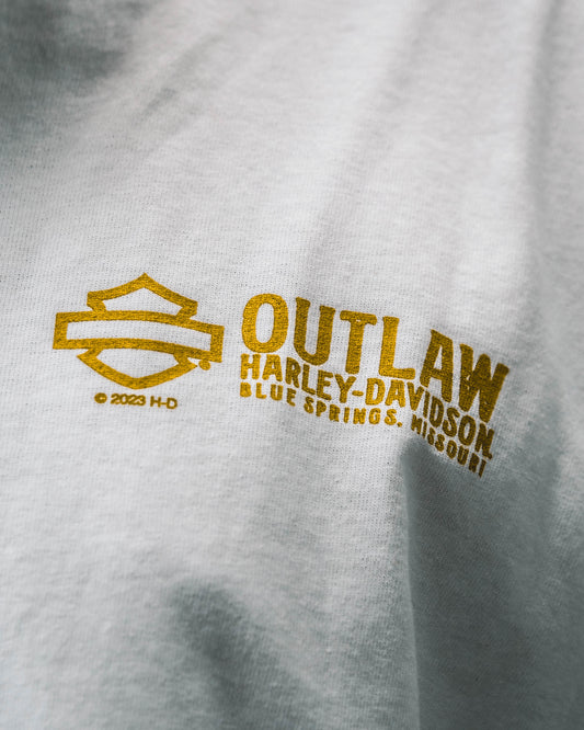 Outlaw Arch T Shirt-White