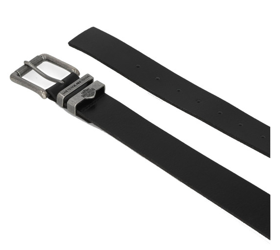 Men's Metal Keeper H-D Logo Belt - Brown