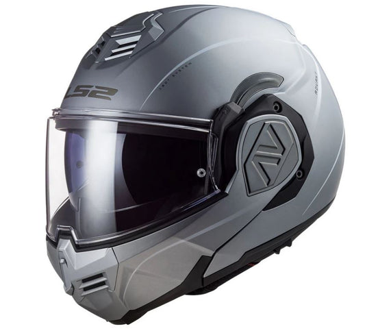 LS2 Advant Helmet-Matte Silver