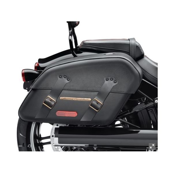 Harley-Davidson® Detachables™ Saddlebags - Brass Trim