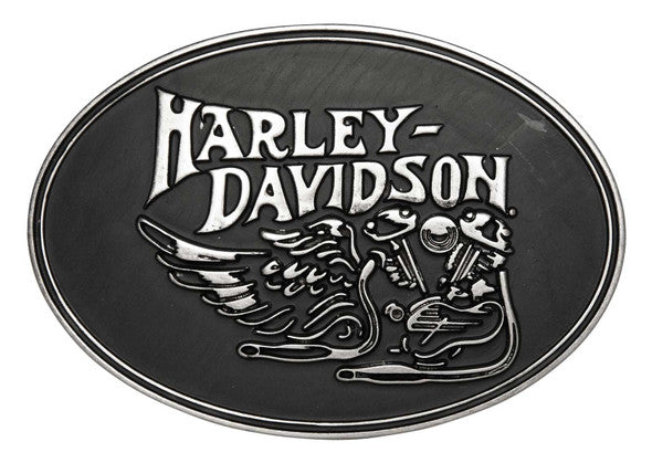 Harley-Davidson® Men's Winged Motorcycle Belt Buckle